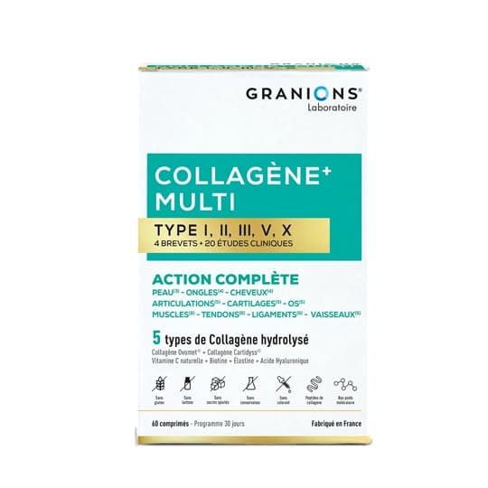 GRANIONS COLLAGENE MULTI CPR 60 — Pharmacie Pharmagreen Boucicaut