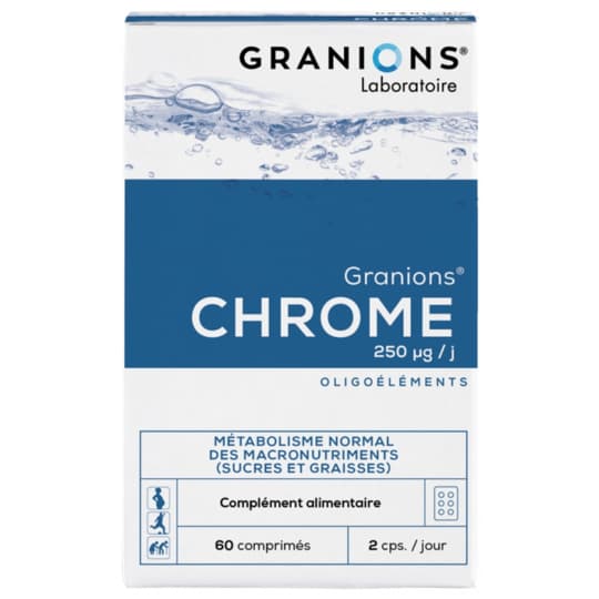 GRANIONS CHROME 250UG CPR 60 — Pharmacie des Mèches
