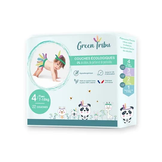 GREEN TRIBU COUCHE 7-18KG T4 22 — Pharmacie du Pilori