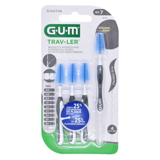GUM TRAVLER BROSSET 2,6MM 1619 X4 — Pharmacie Guy Môquet