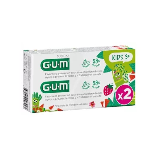 GUM DENT KIDS 50ML X2 — Pharmacie Riviera