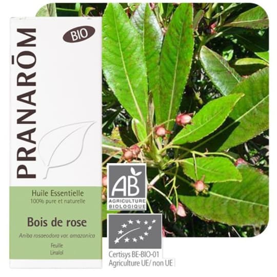 PRANAROM HE BIO BOIS DE ROSE 10ML — Pharmacie des Chalâtres
