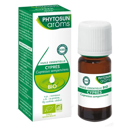 PHYTOSUNAROM CYPRES BIO HE 10 ML — Pharmacie du Soleil Elsie Santé