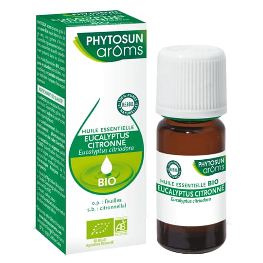 PHYTOSUNAROM EUCAL CITR BIO HE10ML — Pharmacie du Soleil Elsie Santé