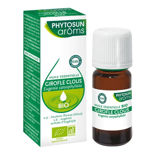 PHYTOSUNAROM GIROFLE CL BIO HE10ML — Pharmacie Maritime