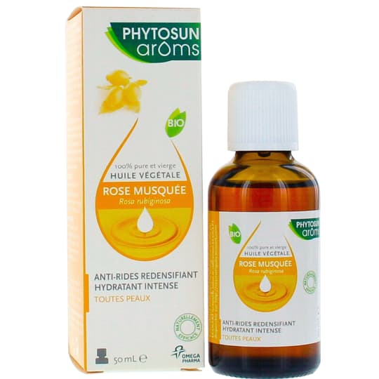 PHYTOSUNAROM ROSE MUSQ BIO HV 50ML — Pharmacie Port Royal