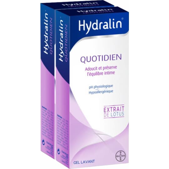 HYDRALIN QUOTIDIEN GEL LAV 400MLX2 — Pharmacie Pharmavance Puteaux