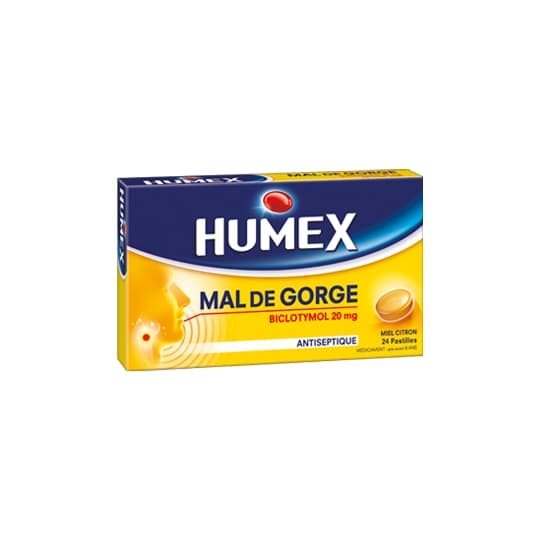 HUMEX MAL GORGE LIDOC MIEL PAST24 — Pharmacie Erlon