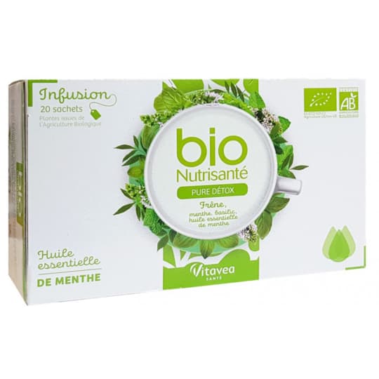 BIONUTRI INF HE PURE DETOX SACH 20 — Pharmacie Val de l'Aurence Limoge