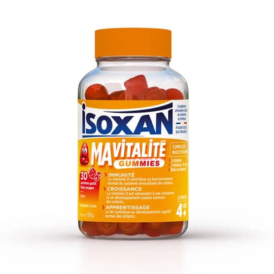ISOXAN MA VITALITE 4+ GUMMIES 30 — Pharmacie Apothical Nanterre Université