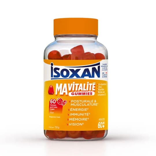 ISOXAN MA VITALITE 60+ GUMMIES 60