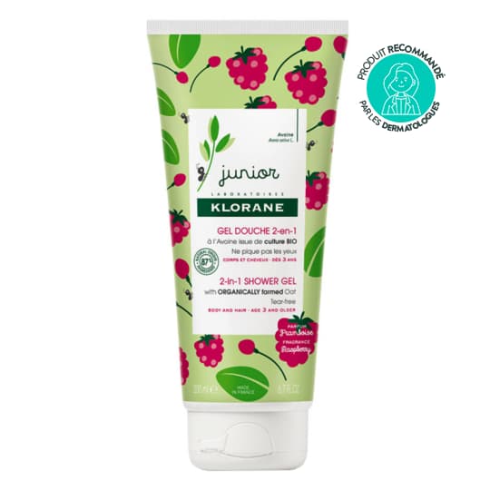 KLORANE JUNIOR GEL DCH FRAMB200ML — Pharmacie Saint Agricol
