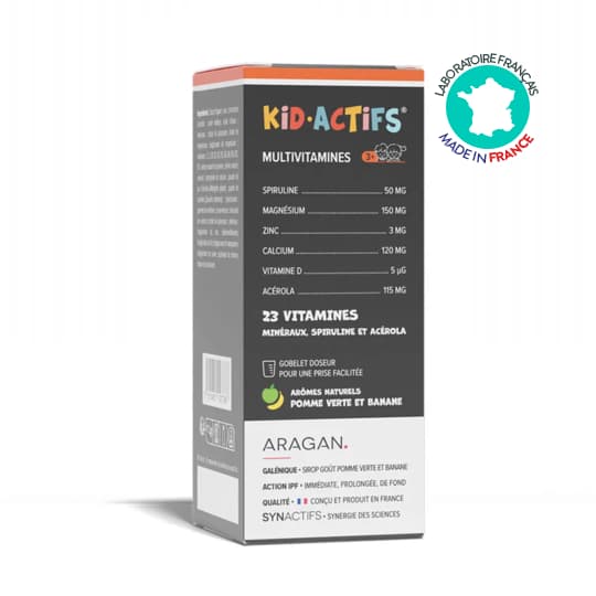 SYNACTIFS KIDACTIFS MULTIVIT 125ML — Pharmacie Saint Agricol