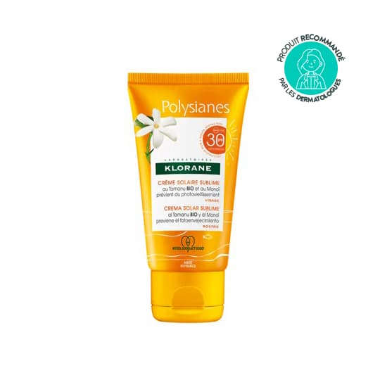KLORANE SOL CR SPF30 VISAGE 50ML — Pharmacie Fontaine Tours