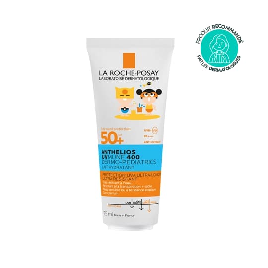 ANTHELIOS 50+DERMOPED LAIT HYD75ML — Pharmacie Pharmavance Paris 9 Rochechouart