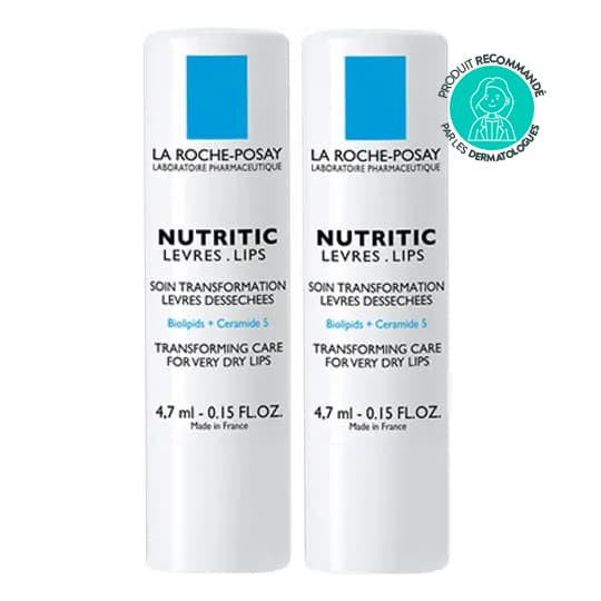 La roche-posay nutritic lèvres - lot de deux - 4,7 ml — Pharmacie Erlon