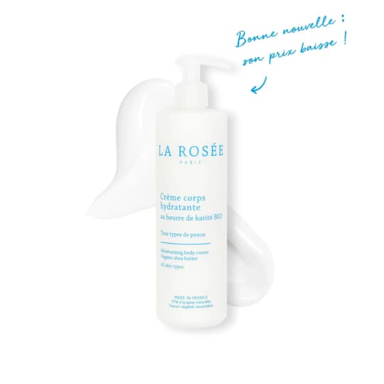 LA ROSEE CR CORPS HYDRATANTE 400ML — Pharmacie Bellevue Aix-en-Provence