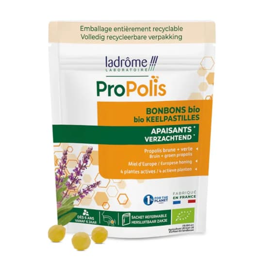 LADROME BONBON PROPOLIS BIO 50G — Pharmacie du Pilori