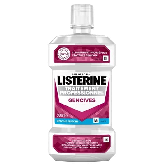 LISTERINE B/BOUC PRO GENCIVE 500ML — Pharmacie Erlon
