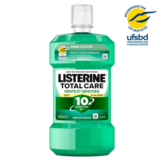 LISTERINE B/B TOTAL CARE S/AL500ML — Pharmacie Pharmavance Metz