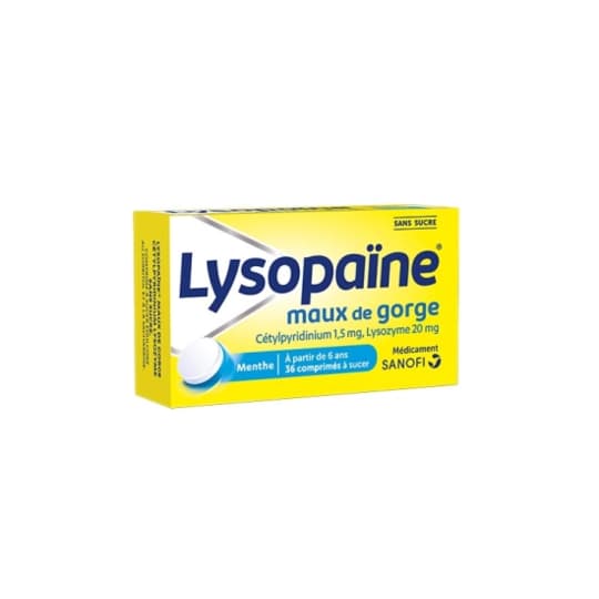 LYSOPAINE CETYL CPR SUCER S/S18X2 — Pharmacie du Mont Alban