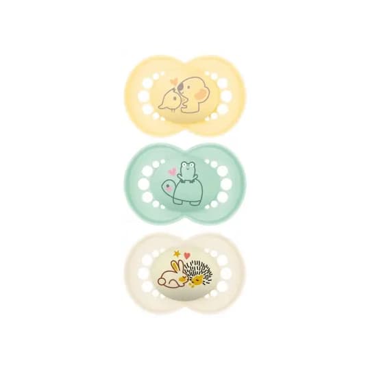 SUCET MAM ORIGIN BEIGE SIL 18+M X3 — Pharmacie de l'Horloge - Deauville