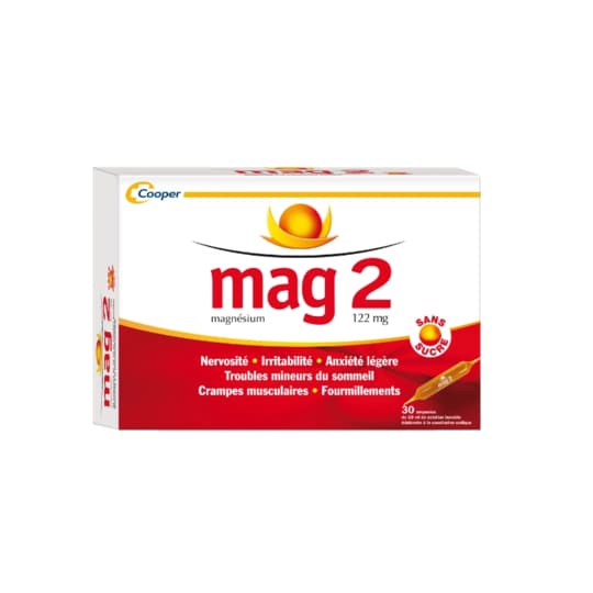 MAG 2 122MG/10ML AMP BUV S/S 30 — Pharmacie Comedie