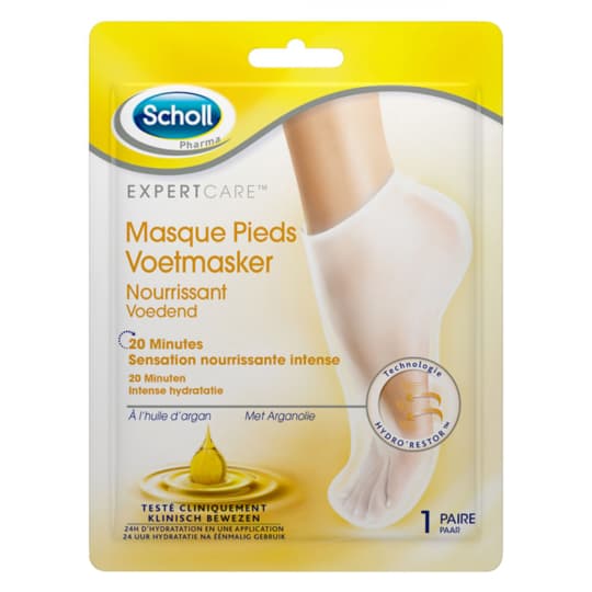 SCHOLL MASQUE PIED HLE ARGAN — Pharmacie Bellevue Aix-en-Provence