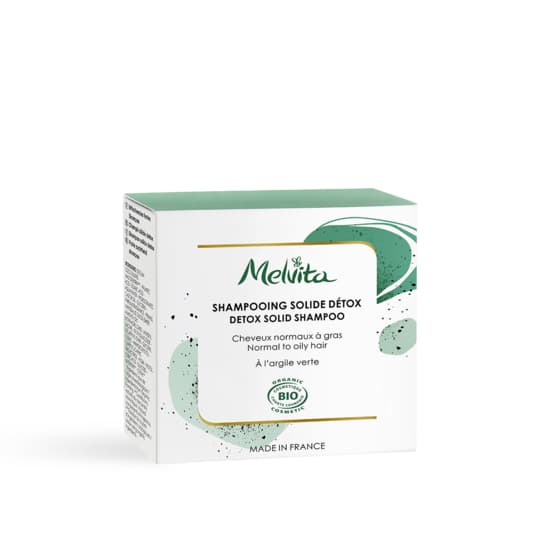 MELVITA SH SOLIDE DETOX BIO 55G — Pharmacie Lafayette Bordeaux