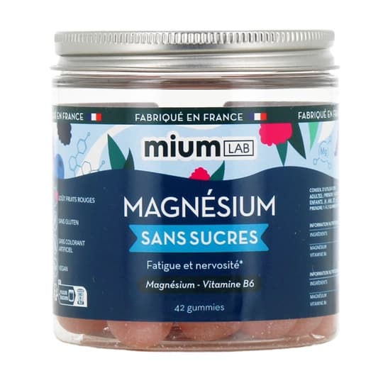 MIUMLAB S/SUC MAGNESIUM GUMMIE 42 — Pharmacie Le pallec