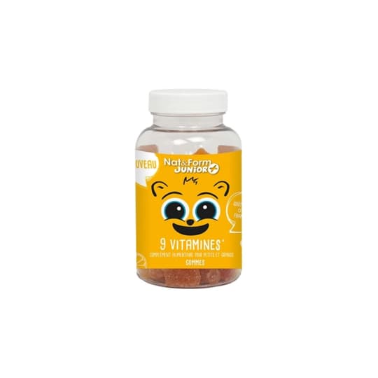 NAT&FORM JUN+ 9 VITAMINES OURS60 — Pharmacie Le pallec