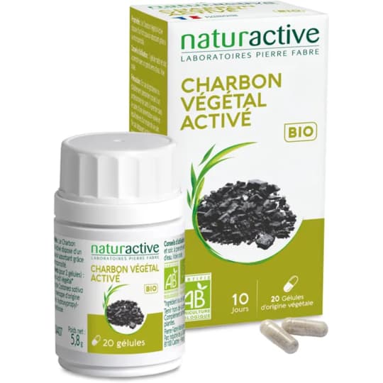 NATURACTIV CHARBON VEG BIO CAPS 20 — Pharmacie Dall'oglio Poillevey