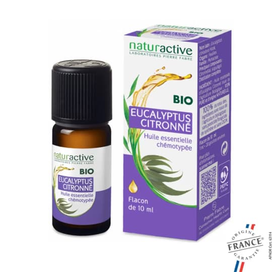 Naturactive Huile Essentielle Bio Huile essentielle d'eucalyptus citronne. fl 10 ml — Pharmacie Cannes Riviera