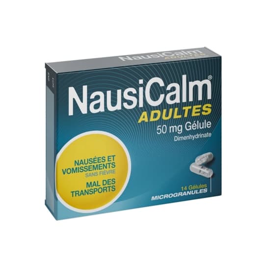 NAUSICALM 50MG AD GELULE 14 — Pharmacie Duguesclin Lyon