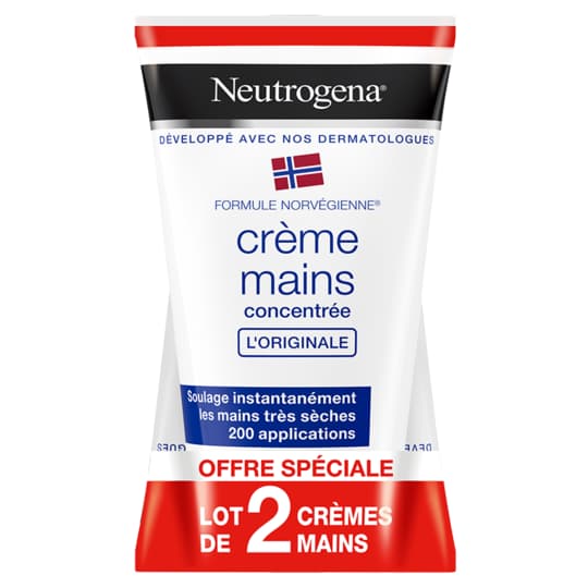 Neutrogena creme mains parfumee, 2 x 50 ml — Pharmacie Pharmavance Ménilmontant