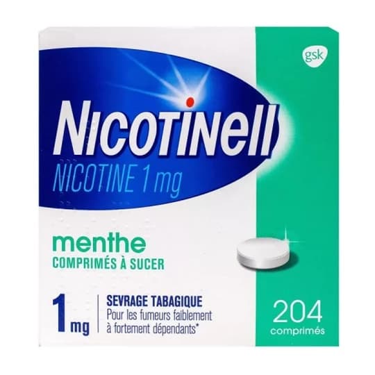 NICOTINELL 1MG CPR SUCER MENTHE204 — Pharmacie Comedie