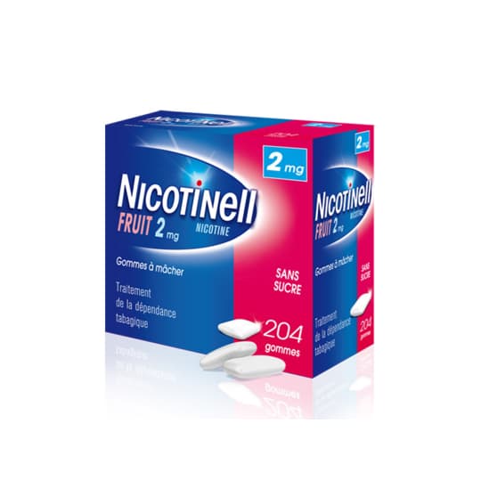 NICOTINELL 2MG GOMME FRUIT S/S204 — Pharmacie porte de la villette