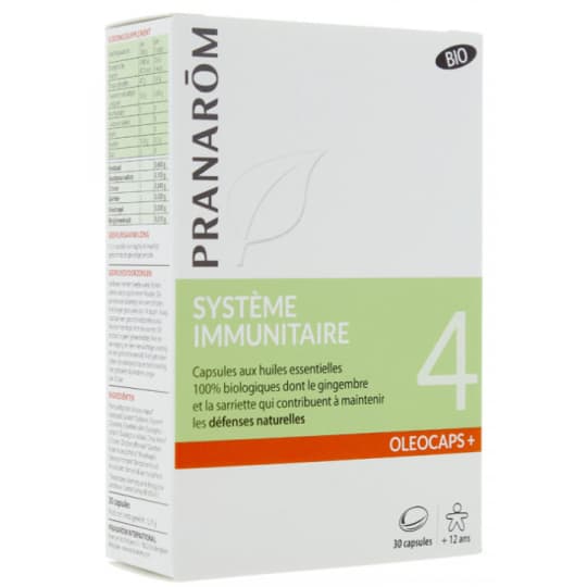 PRANAROM OLEOCAPS+4 IMMUNITE CAP30 — Pharmacie des Cascades