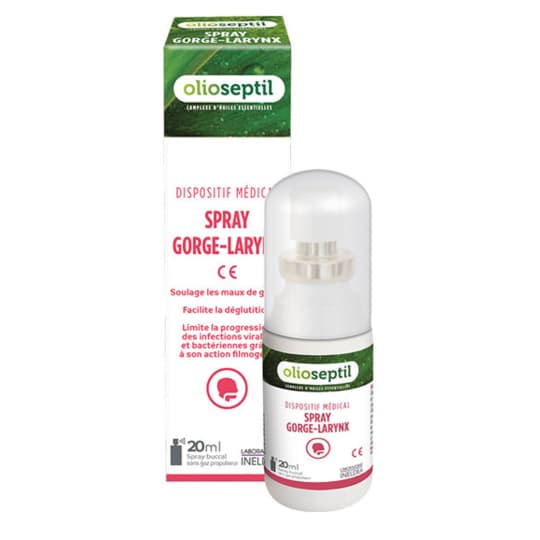 OLIOSEPTIL SPRAY GORG LARYN20ML — PHARMACIE DES CLINIQUES