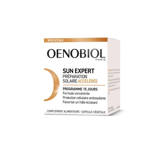 OENOBIOL SUN EXP PRE ACCEL CAPS 15 — Pharmacie Pharmavance Paris 9 Rochechouart