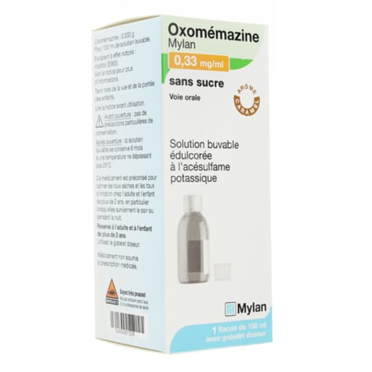 OXOMEMAZINE 0,33MG/ML VTS S/S150ML — Pharmacie de la Plaine - Saint-Denis