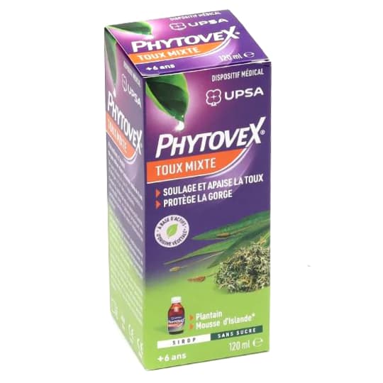 PHYTOVEX SP TX MIXTE S/SUCRE 120ML — Grande Pharmacie des Halles Pharma