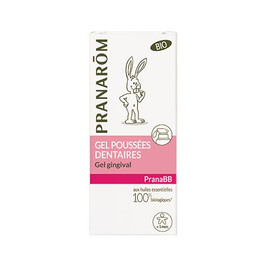 Pranarôm PranaBB Gel ginvival Poussées dentaires, 15g — Pharmacie de la Fontaine - Valenciennes