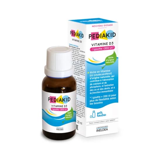 PEDIAKID VIT D3 GTT BUV 20ML — Pharmacie de l’Arc