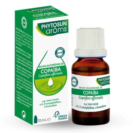 PHYTOSUNAROM BAUME COPAIBA 10ML — Pharmacie du Soleil Elsie Santé