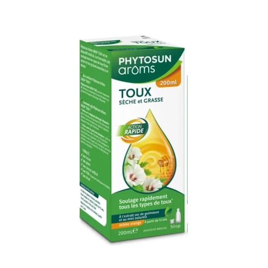PHYTOSUNAROM SIROP TOUX 200ML — Pharmacie du Maillon