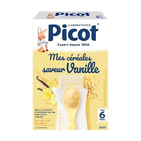 PICOT CEREALE VANILLE 6M 200G — Pharmacie du Maillon
