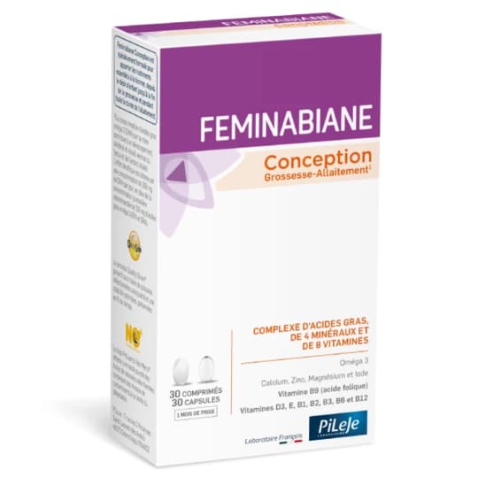 FEMINABIANE CONCEPTIO CPR30+CAPS30 — Grande Pharmacie de Grenelle