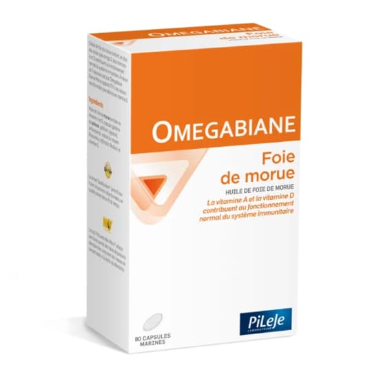 OMEGABIANE FOIE MORUE CAPS 80 — Pharmacie Pharmavance Beaubourg