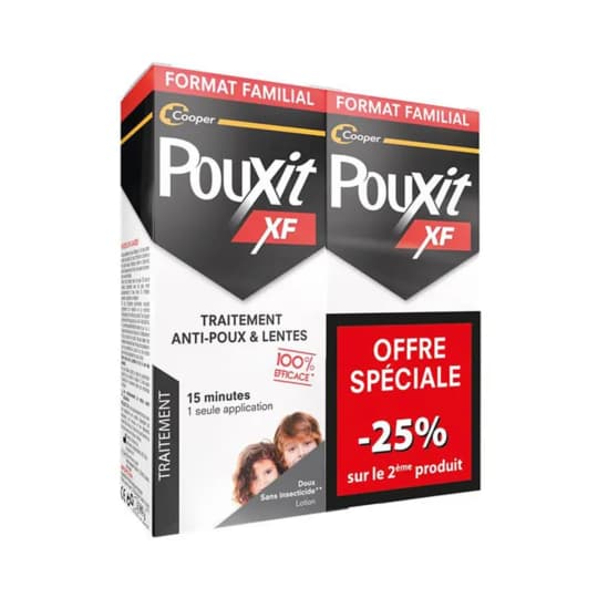 POUXIT XF LOTION A/POUX 200ML2-25% — Pharmacie des 7 Chemins